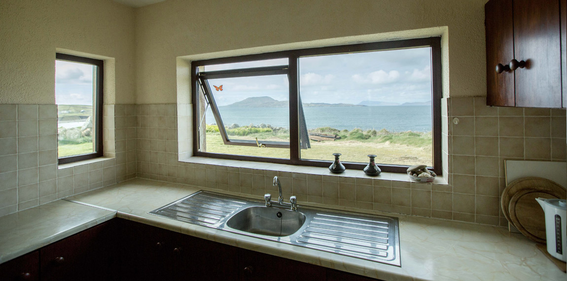 Kitchen with a fantastic view